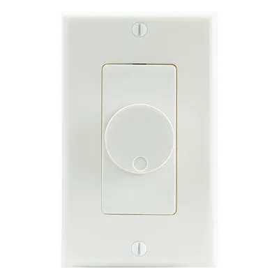 Control de Volumen Estéreo / 100W / Coincidencia de Impedancia / 1-8 Pares de Altavoces / Placa Frontal Decorativa