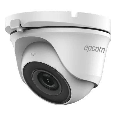 Cámara Turret TURBOHD / 5 Megapixel / Lente 2.8 mm / 85° de Visión / IR EXIR 20 m (65.6 ft) / IP66 / Metal