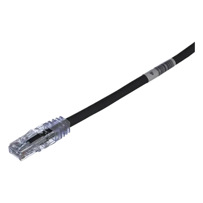 Cable de Parcheo UTP Cat6 / 24 AWG / CM / 3.05 m (10 Pies) / Color Negro