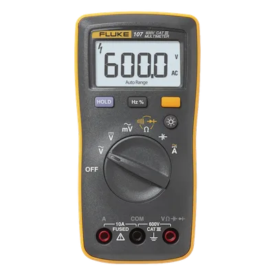 Multímetro Digital Compacto / 6000 Cuentas LED / CAT III 600 V / Rango Automático / Resistencia a Caídas 1 m (3.3 ft)