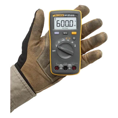 Multímetro Digital Compacto / 6000 Cuentas LED / CAT III 600 V / Rango Automático / Resistencia a Caídas 1 m (3.3 ft)