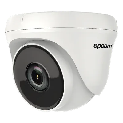 Cámara Turret TURBOHD / 5 Megapixel / 85° de Apertura / IR EXIR 20 m (65.6 ft) / 4 Tecnologías de Video / Interior / Policarbonato