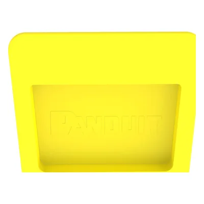 Tapa Final para Canaleta / 4x4 / Instalación a Presión / Radio de Curvatura 50.8 mm / PVC Rígido y ABS / Amarillo