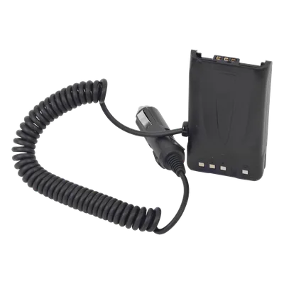 Cable Adaptador de Corriente Vehicular / 12V DC / Conector Encendedor de Cigarrillos / 200 mm / Compatible con Radios Kenwood NX y TK