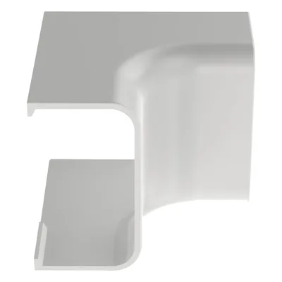 Esquinero interior / Canaleta LD10 / ABS / UL94V-0 FT4 / 0 a 50°C / Blanco