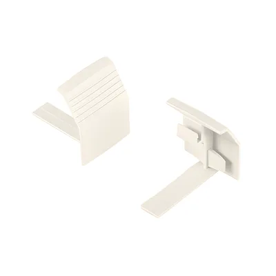 Unión Recta de Base para Canaleta / PVC Rígido / UL94V-0 / Radio de Curvatura 1 in / TIA/EIA / Blanco