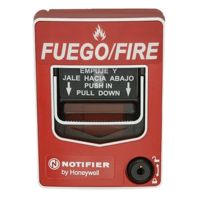 Estación Manual de Alarma Direccionable / Doble Acción / LED Bicolor / Terminales 12 AWG / ADA / Texto Español y Braille