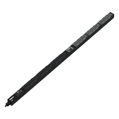 PDU Básico para Rack / 30 A / 208 Vca / 36 Contactos C13 y 6 C19 / Entrada NEMA L6-30P / Cable 10 pies (3 m) / Montaje Vertical 0U u Horizontal 1U/2U