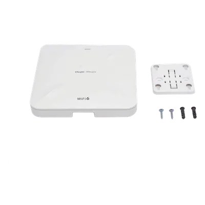 Punto de Acceso Mesh Wi-Fi 6 / 1.7 Gbps / 512 Usuarios / Doble Banda 2.4 y 5 GHz / MU-MIMO 2x2 / Instalación Techo o Pared