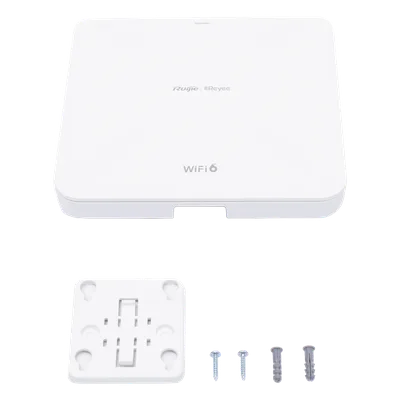 Punto de Acceso Mesh / Wi-Fi 6 / 802.11ax MU-MIMO 4x4 / 3.2 Gbps / 512 Usuarios / Doble Banda 2.4 y 5 GHz / Montaje Techo o Pared