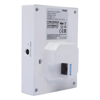 Punto de Acceso Wi-Fi 6 / Hasta 1.7 Gbps / Doble Banda 2.4+5 GHz / 2x2 MU-MIMO / 4 LAN + 1 WAN PoE / Montaje en Pared