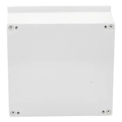 Gabinete de Poliéster IP65 / 400 x 400 x 200 mm / Carga 25 kg / Placa Trasera 307 x 386 mm / Cerradura con Llave / Uso en Intemperie
