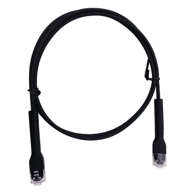 Cable de Parcheo UTP / Cat6 / 0.5 m (1.64 ft) / Ultra Slim / RJ45 8(8) / 250 MHz / Negro