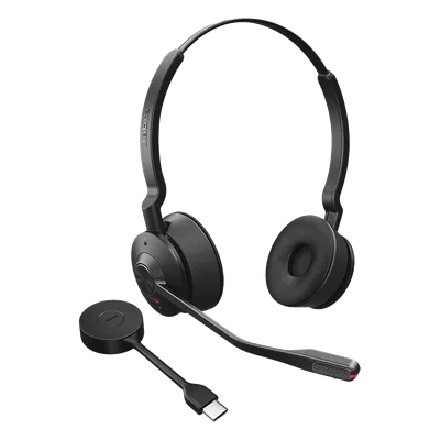 Diadema Inalámbrica / DECT USB-A / Cancelación Activa de Ruido / Alcance 150 m (492.1 ft) / Multipunto 4 Auriculares / SafeTone 2.0