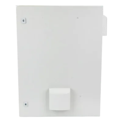 Gabinete de Acero para Exterior / IP55 / Ventilación Integrada / 500 x 700 x 250 mm / Placa Trasera Metálica / Cerradura con Llave