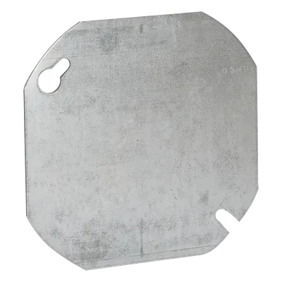 Tapa Ciega Octagonal / 4.063 x 4.063 in / Acero Galvanizado / UL Listed / Pintable