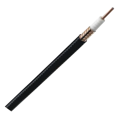 Cable Coaxial Corrugado / 1/2 Pulgada / 305 m (1000 ft) / Doble Blindaje / Cubierta UV / Ultra Baja Pérdida