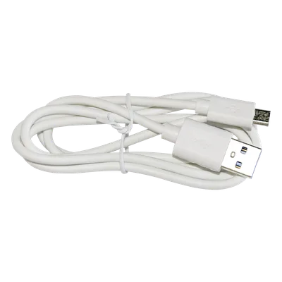 Cable programador y cargador USB a Micro USB color blanco