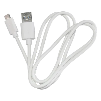 Cable programador y cargador USB a Micro USB color blanco