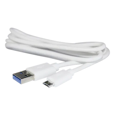 Cable programador y cargador USB a Micro USB color blanco