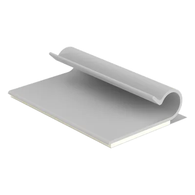 Clip Adhesivo Tipo J / Cables hasta 6.4 mm (0.25') / Carga 0.263 kg / PVC Gris / Interior / Paquete 100 pz