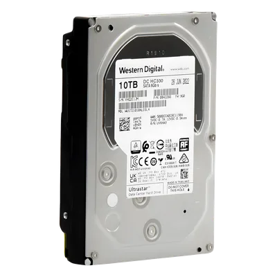 Disco Duro Enterprise / 10 TB / 7200 RPM / SATA III 6 Gb/s / 256 MB Cache / 3.5" / 550 TB/año carga de trabajo / HelioSeal / 32.8 ft (10 m) equivalente no aplica