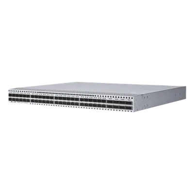 Switch Data Center / 48 Puertos SFP28 25G + 8 QSFP28 100G / 4.0 Tbps / 2000 Mpps / RDMA RoCEv2 / VXLAN EVPN Spine-Leaf / 1 RU