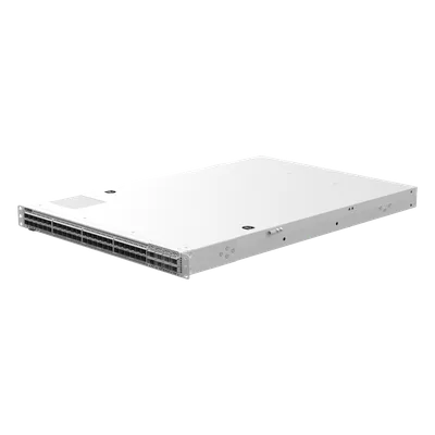 Switch Data Center / 48 Puertos 100GE DSFP + 8 Uplinks 400GE QSFP-DD / 16.0 Tbps / 5350 Mpps / RDMA RoCEv2 / Spine-Leaf VXLAN EVPN / 1 RU / Hot-Swap 1+1