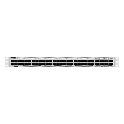 Switch Data Center / 48 Puertos 100GE DSFP + 8 Uplinks 400GE QSFP-DD / 16.0 Tbps / 5350 Mpps / RDMA RoCEv2 / Spine-Leaf VXLAN EVPN / 1 RU / Hot-Swap 1+1