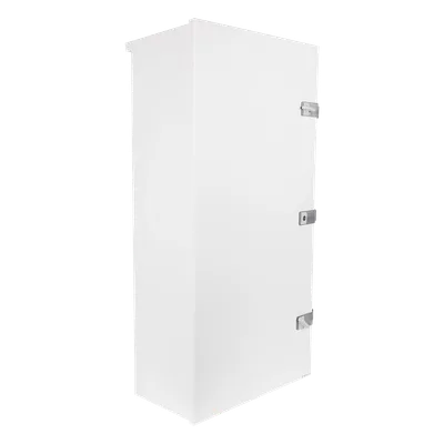 Gabinete para instalación de 3 Baterías PL110D12, Fabricado en Lámina Galvanizada, Accesorios para piso o poste (No incluidos)