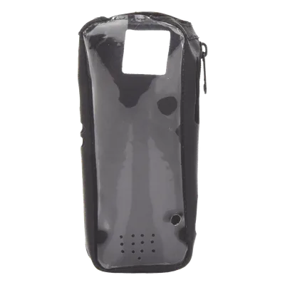 Funda de Piel Reforzada / Visor Frontal Transparente / Cierre Metálico / Compatible IC-A25