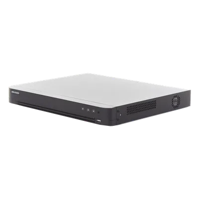 DVR 32 Canales TurboHD + 2 Canales IP / 2 Megapixel 1080p Lite / AcuSense IA / Audio por Coaxitron / H.265+ / Salida Full HD / 2 Bahías HDD 10TB