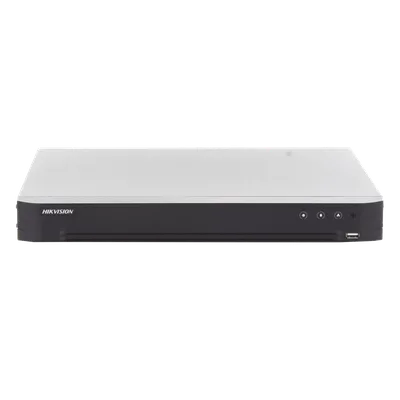 DVR 32 Canales TurboHD + 2 Canales IP / 2 Megapixel 1080p Lite / AcuSense IA / Audio por Coaxitron / H.265+ / Salida Full HD / 2 Bahías HDD 10TB
