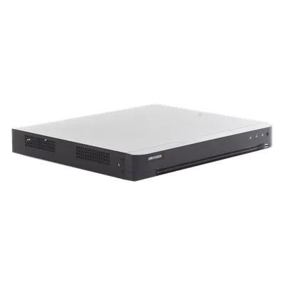 DVR 32 Canales TurboHD + 2 Canales IP / 2 Megapixel 1080p Lite / AcuSense IA / Audio por Coaxitron / H.265+ / Salida Full HD / 2 Bahías HDD 10TB