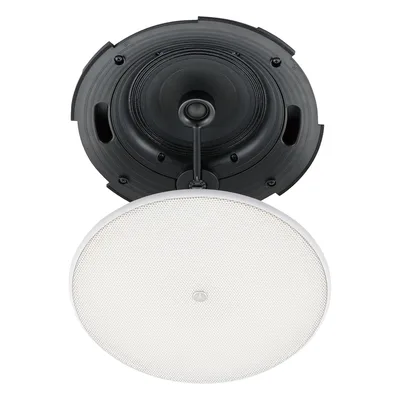 Altavoz de Plafón / Woofer 8 in / Tweeter 1 in / Rango Completo / Dual Impedancia 8 Ohms / 70V/100V / EN 54-24 / Caja Acústica