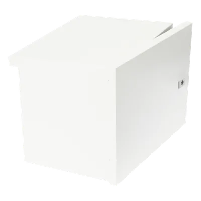Gabinete para instalación de 2 Baterías PL4012, Fabricado en Lámina Galvanizada, Opción para montar en poste (No incluido)