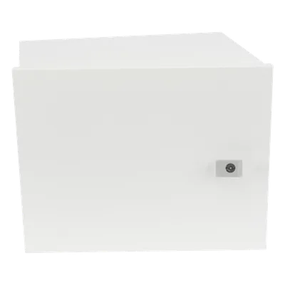 Gabinete para instalación de 2 Baterías PL4012, Fabricado en Lámina Galvanizada, Opción para montar en poste (No incluido)