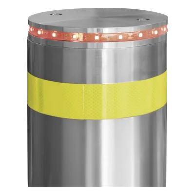 Bolardo Hidráulico Antiembestida / 220 mm × 600 mm (0.72 ft × 1.97 ft) / Acero Inoxidable 304 / 200,000 J / Ciclo 4 s / 100 Ciclos/h
