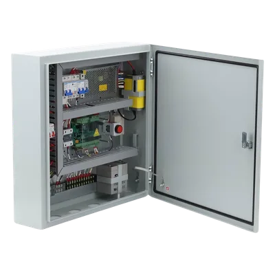 Controlador de Bolardos Hidráulicos / 220 VAC / 4 Bolardos Simultáneos / Activación por Contacto Seco / Entrada de Seguridad Antiobstáculos