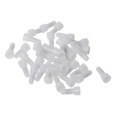 Terminales Tipo Campana / 250 Piezas / Calibre 14-22 AWG / Aislamiento PVC / Empalme Final