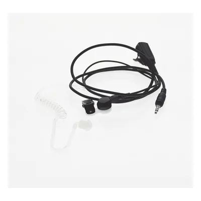 Micrófono-Audífono de Solapa / Tubo Acústico Transparente / Sensibilidad -42 dB / Bocina 112 dB / Conector 3.5 mm PTT / Operación -20°C a 70°C