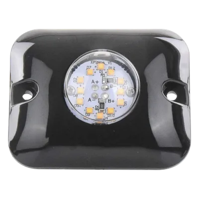 Luz Oculta LED / 12 LED Gen III / 12 Patrones / 10-24 VCC / 3.2x1.8 cm (1.26x0.71 in) / Montaje Permanente