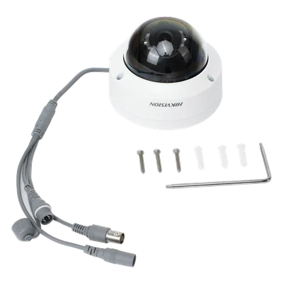 Domo TURBOHD 4K / 8.29 MP / Gran Angular 102.9° / Lente 2.8 mm / Exterior IP67 / IK10 / IR EXIR 30 m (98.4 ft) / TVI-AHD-CVI-CVBS / dWDR