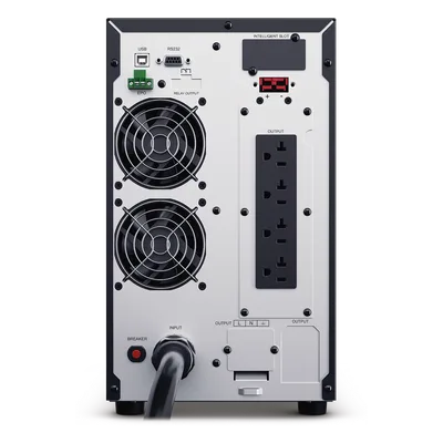 UPS Online Doble Conversión / 3000 VA / 2700 W / Factor de Potencia 0.9 / Onda Senoidal Pura / Torre / 5 Tomas NEMA / SNMP Remoto