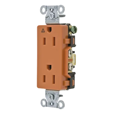 Contacto Dúplex / 15A 125V / NEMA 5-15R / 2 Polos 3 Hilos / Grado Comercial Decorativo / Nylon / -40°C a 75°C