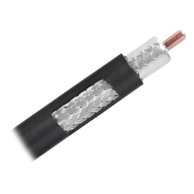 Cable Coaxial RF / 50 ohm / 1/2 pulgada / 14.99 mm OD / 87% velocidad / 1.7 dB@450MHz/30m / 1 m (3.28 ft)