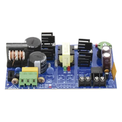 Fuente de Alimentación Tipo Tarjeta / Salida Seleccionable 12/24 VCC / 6 A / Entrada 115 VCA 50/60 Hz / Protección contra Sobretensión y Cortocircuito