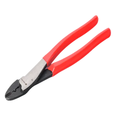 Pinza Ponchadora / 9.5" (241.3 mm) / Terminales Aislados y No Aislados / Rango 22-10 AWG / Cortacables Integrado / Acero Templado