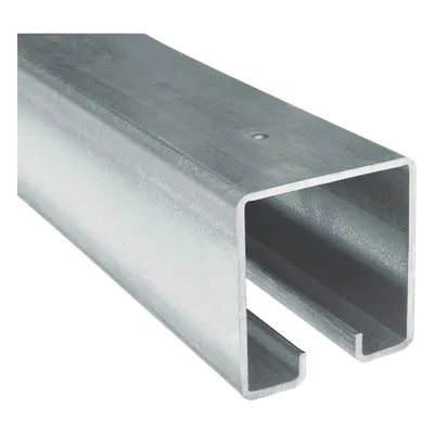 Riel Monorriel / Acero Galvanizado / 3.05 m (10 pies) / Carga 450 lbs / Canaleta U