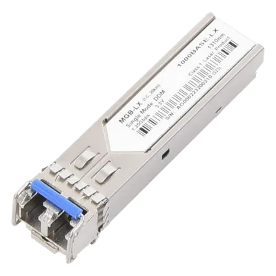 Transceptor mini-GBIC SFP 1G / LC Duplex / Fibra Monomodo / 20 Km / 10 Piezas / -40 a 75 °C